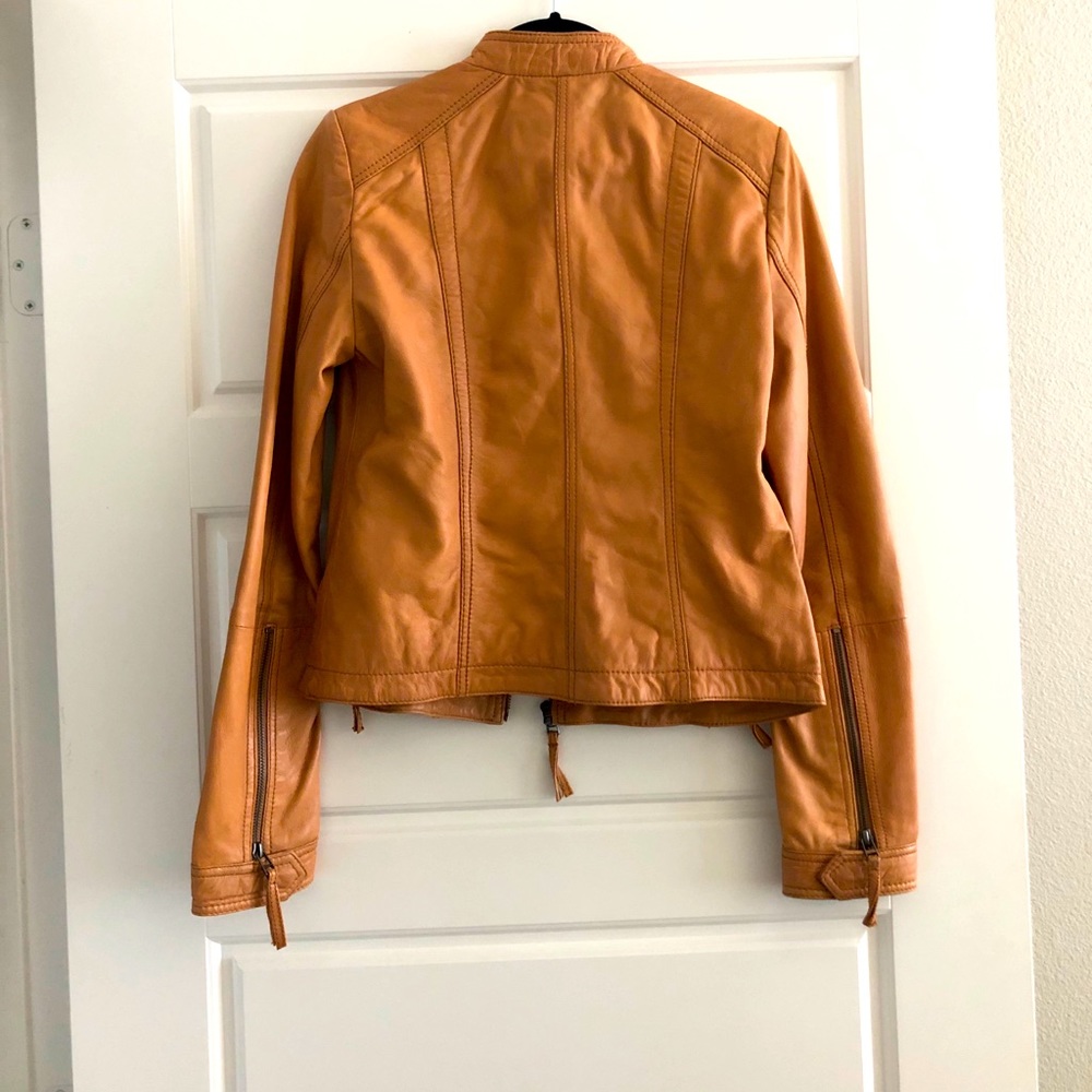 Black Rivet Leather Jacket - Picture 5 of 5